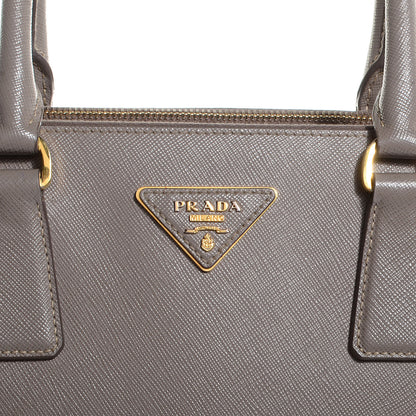 Prada Saffiano Lux Large Double Zip Tote Argilla 11 of 11