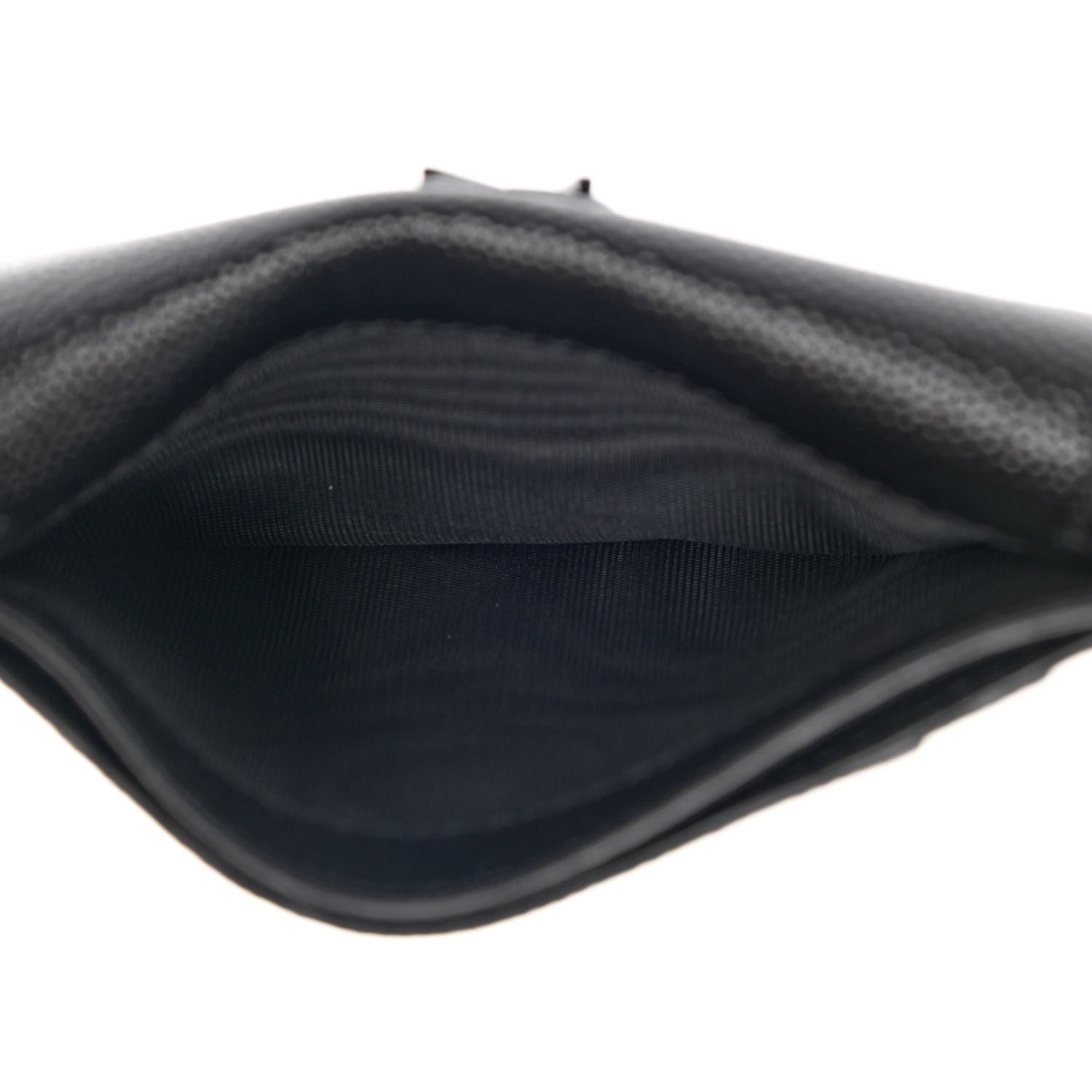 Saint Laurent Grain de Poudre Uptown Card Holder Black 5 of 10