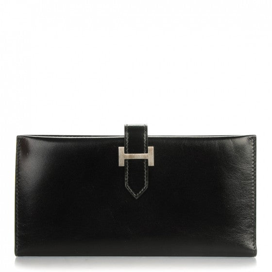 Box Bearn Gusset Wallet Black