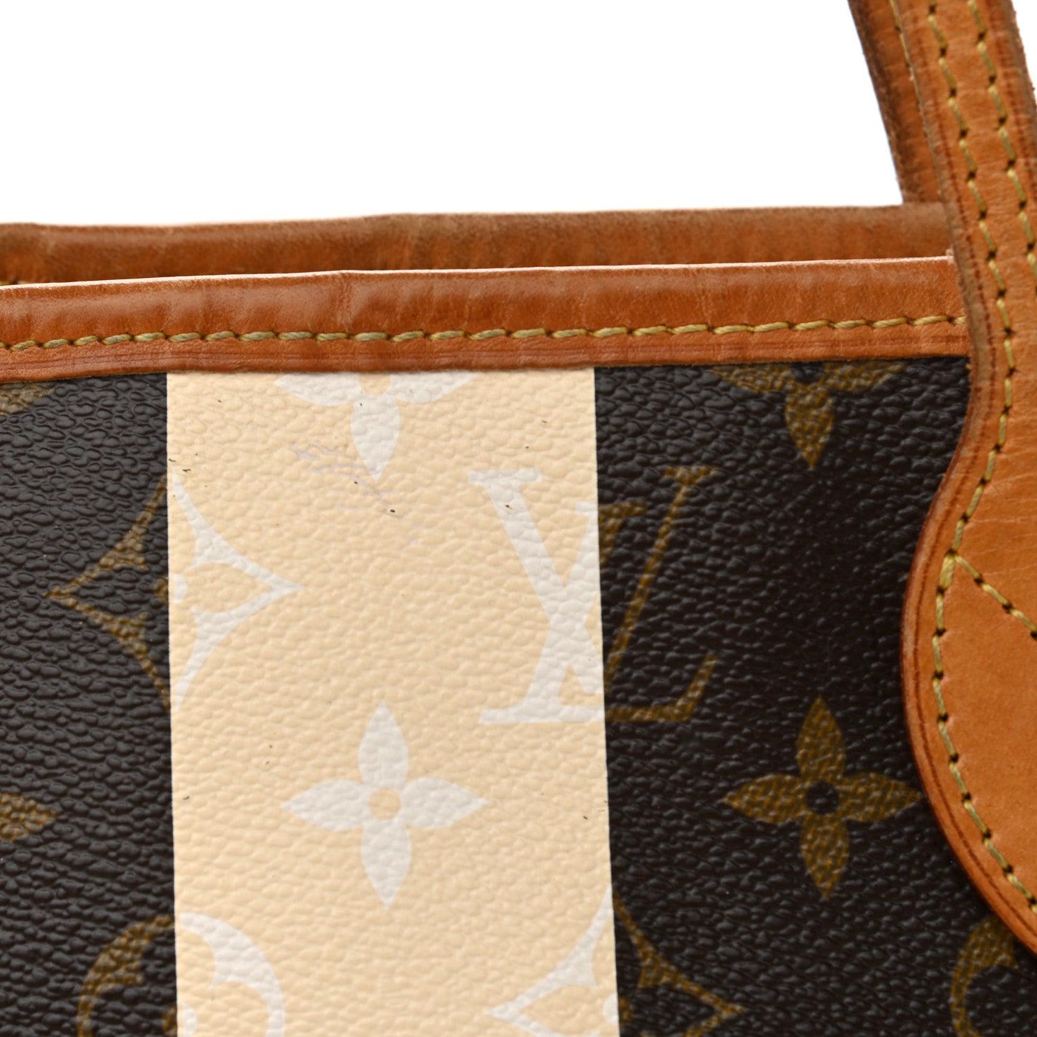 Louis Vuitton Monogram Rayures Neverfull MM 17 of 19