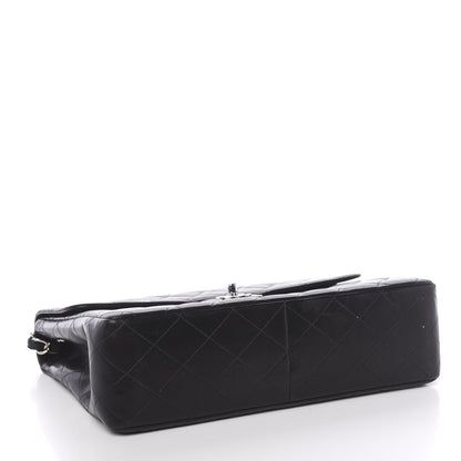 Chanel Lambskin Quilted Jumbo Single Flap Black 4 of 10