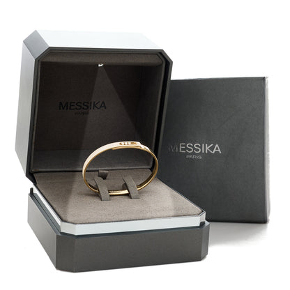 Messika 18K Yellow Gold Diamond SM Move Noa Pave Bangle Bracelet M 4 of 4