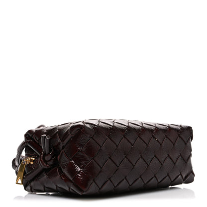 Bottega Veneta Polished Nappa Intrecciato Knot Mini Loop Camera Bag Madder Brown 4 of 9