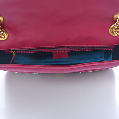Gucci Velvet Matelasse Blind for Love Embroidered Medium GG Marmont Shoulder Bag Light Raspberry Rose Multicolor 5 of 10