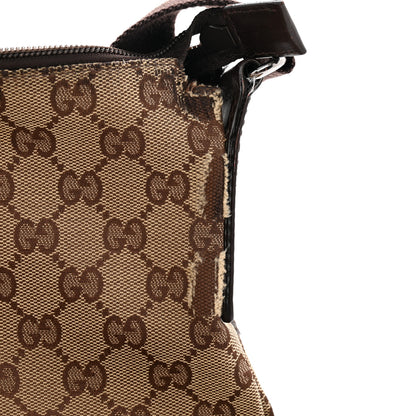 Gucci Monogram Calfskin Perforated Medium Flat Messenger Bag Dark Brown 13 of 13