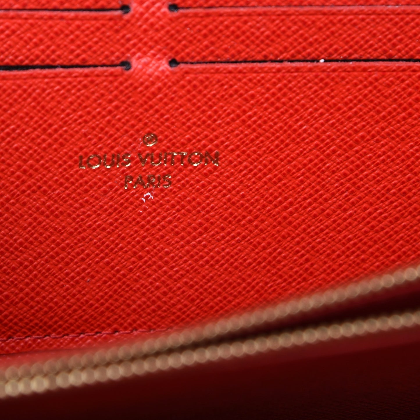 Monogram Zippy Wallet Coquelicot
