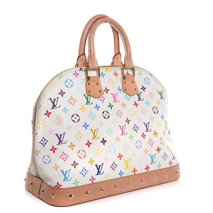 Louis Vuitton Monogram Multicolor Alma GM White 3 of 7