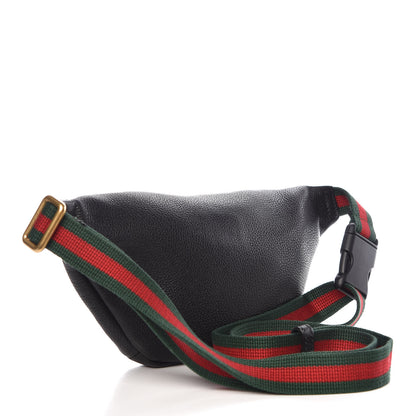 Gucci Grained Calfskin Small Logo Belt Bag Black 3 of 10