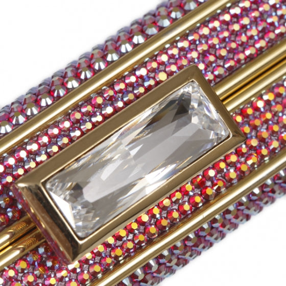 Swarovski Crystal Clutch Pink
