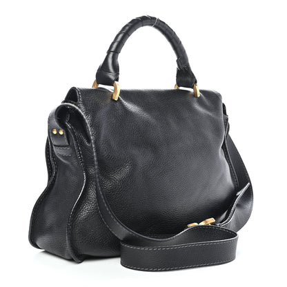 Chloe Calfskin Small Marcie Satchel Black 3 of 11