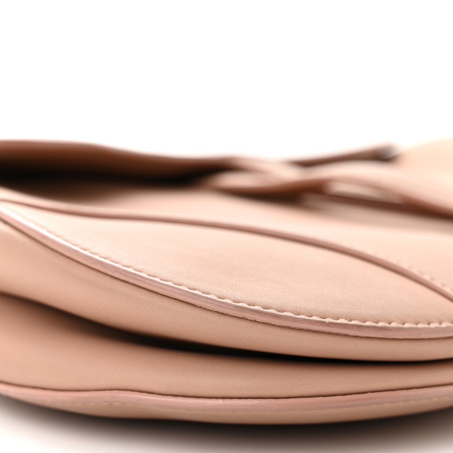 Christian Dior Ultra Matte Calfskin Saddle Bag Blush 9 of 13