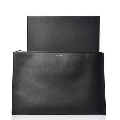Saint Laurent Grain De Poudre Document Holder Black 9 of 10