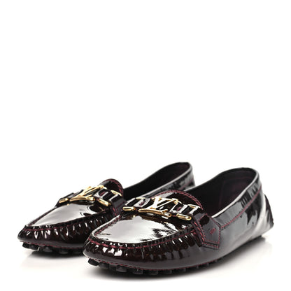 Louis Vuitton Patent Calfskin Oxford Loafers 40 Rouge Fauviste 4 of 9