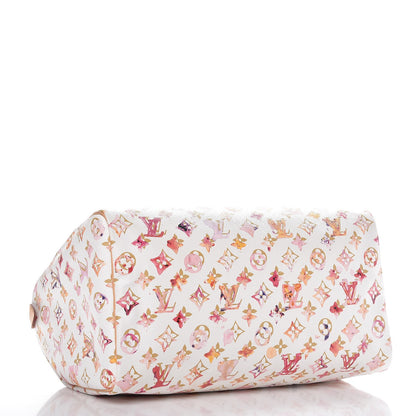 Louis Vuitton Watercolor Aquarelle Speedy 35 White 15 of 23