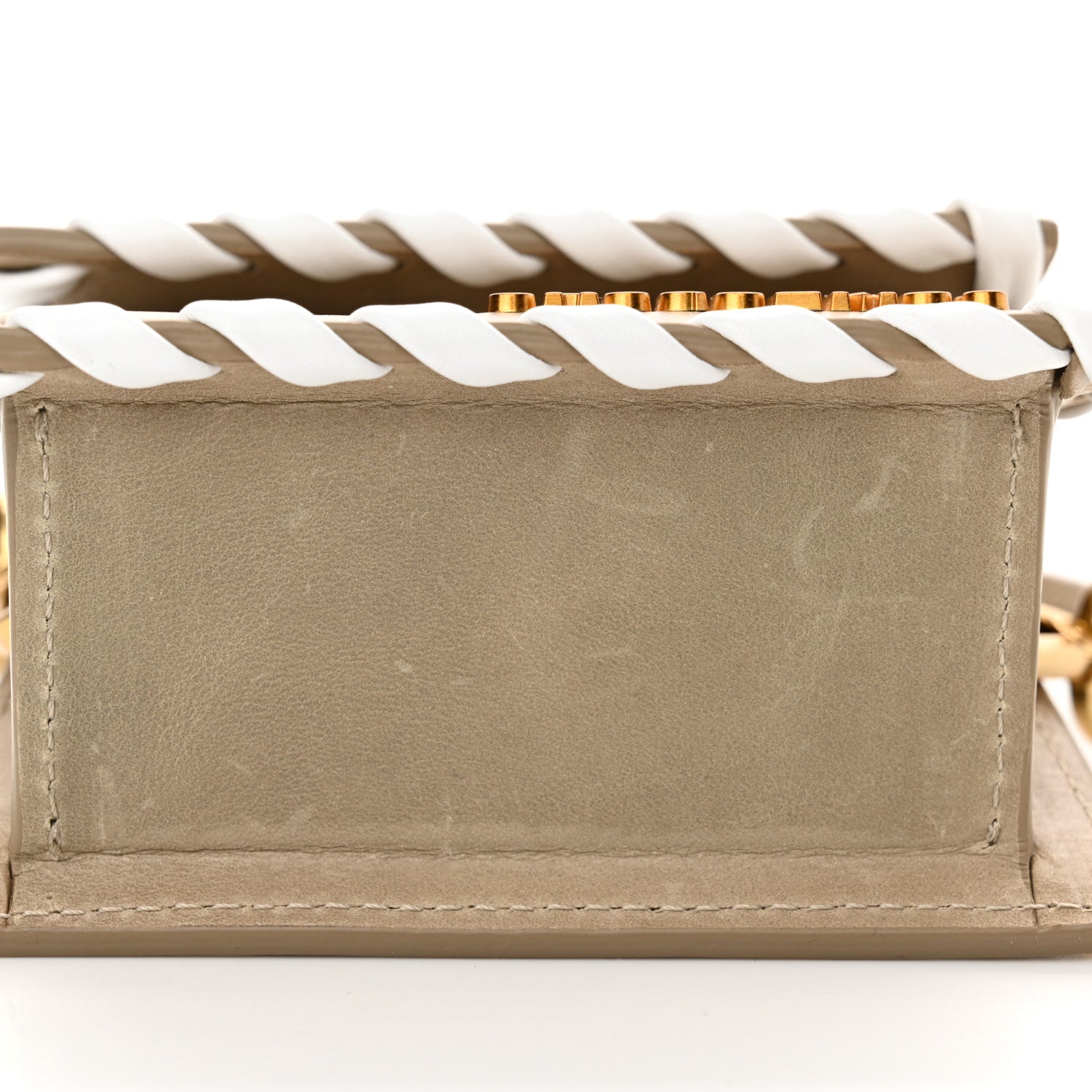 Jacquemus Calfskin Le Chiquito Whipstitch Beige 13 of 13