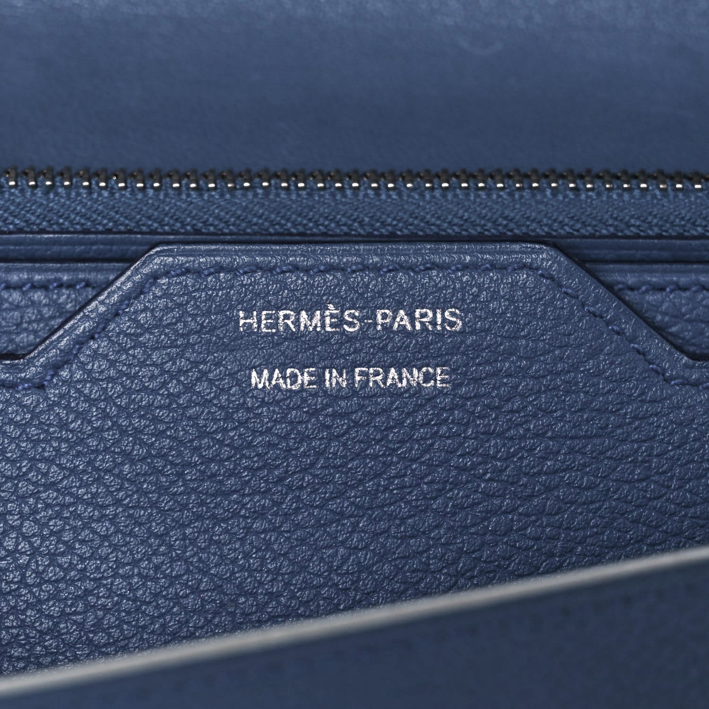Epsom Passant Long Wallet Orange Cobalt