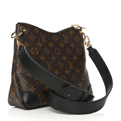 Louis Vuitton Monogram Odeon PM Black 3 of 11