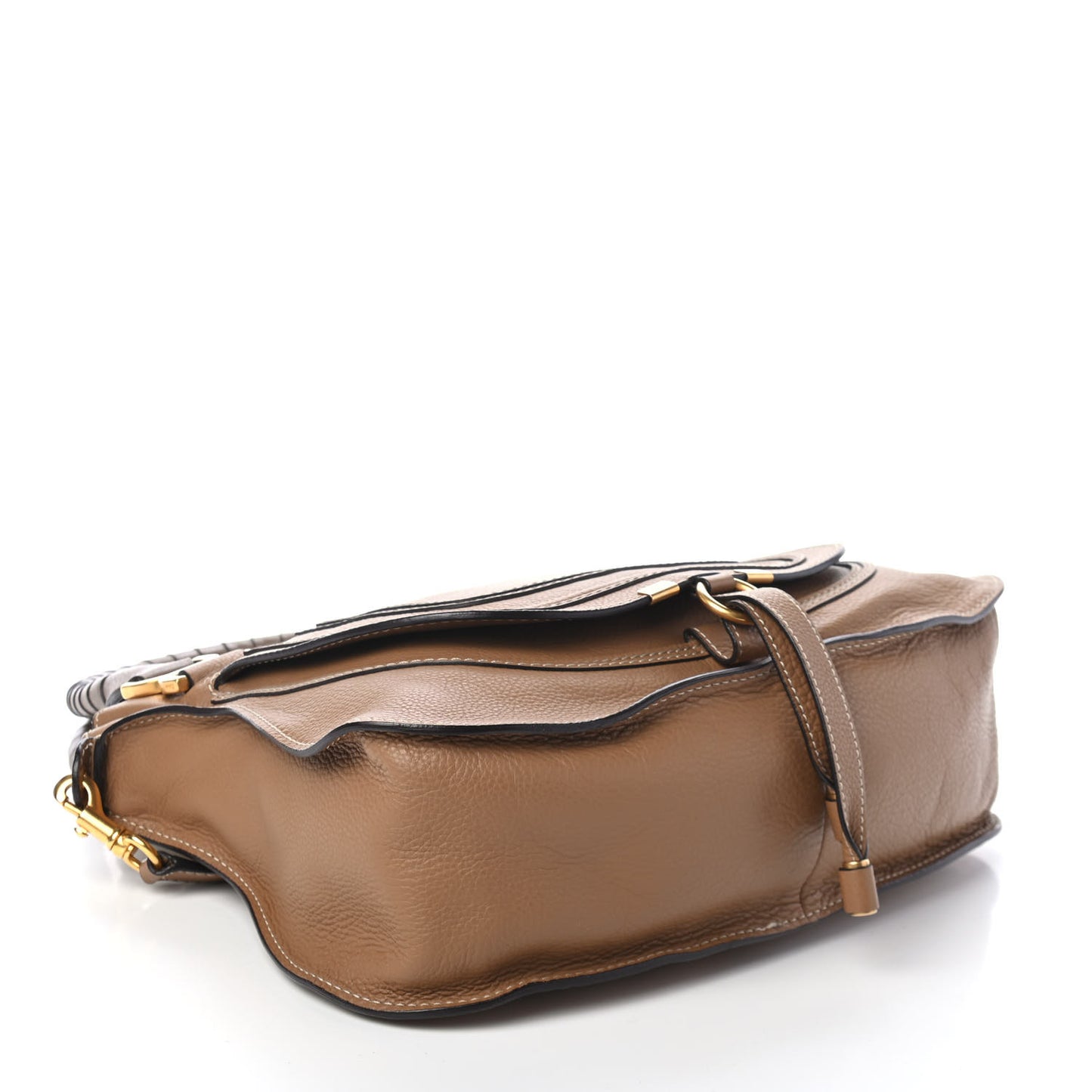 Calfskin Medium Marcie Satchel Nut
