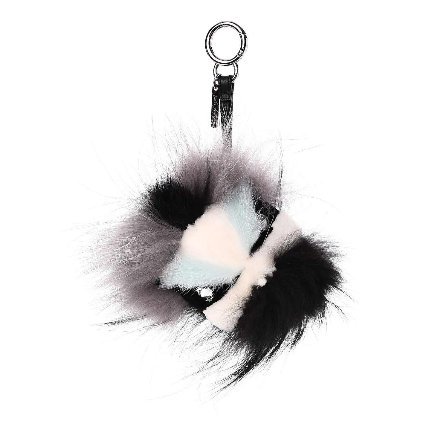 Mink Fur Diabloo Monster Bag Charm Mint