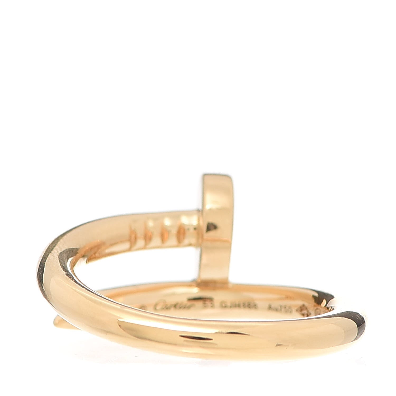 Cartier 18K Yellow Gold Juste Un Clou Ring 53 6.25 3 of 6