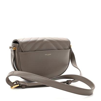 Saint Laurent Calfskin Y Quilted Small Joan Satchel Warm Taupe 4 of 14