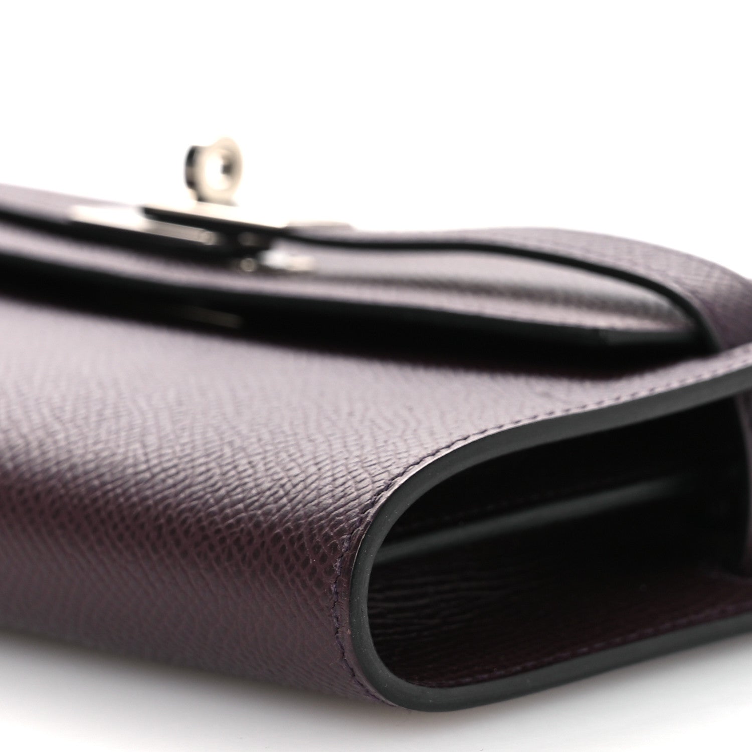Hermes Epsom Kelly Wallet To Go Rouge Sellier 10 of 11