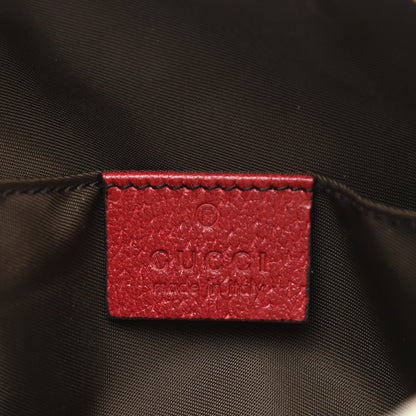 Gucci Soft GG Supreme Monogram Flora Calfskin Medium Ophidia Cosmetic Case Beige Ebony Multicolor Rosso 6 of 8