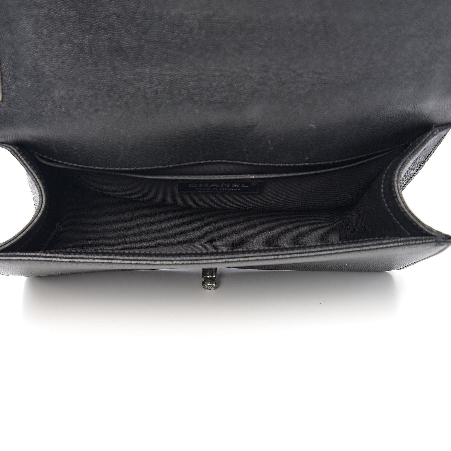 Chanel Caviar Quilted Medium Boy Flap Black 4 of 12