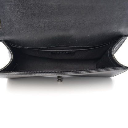 Chanel Caviar Quilted Medium Boy Flap Black 4 of 12