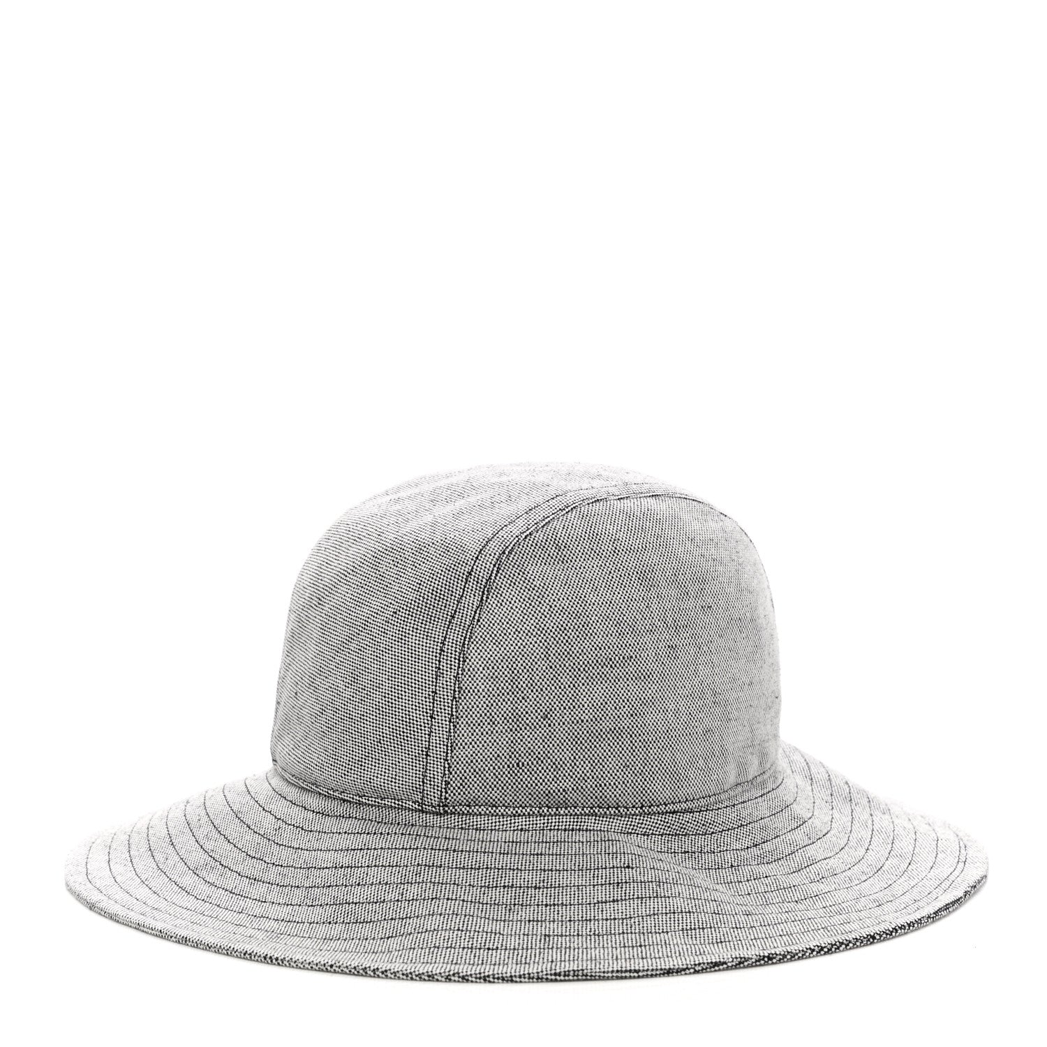 Hermes Linen Cotton Colette Bucket Hat 57 Black 1 of 9