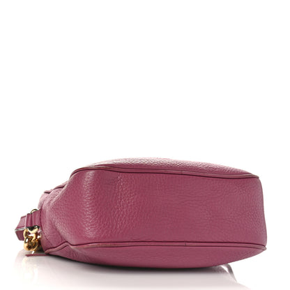 Gucci Pebbled Calfskin Small Soho Disco Bag Peonia Flower 4 of 16