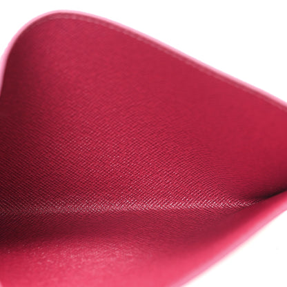 Louis Vuitton Calfskin Felicie Card Holder Insert Fuchsia 5 of 6