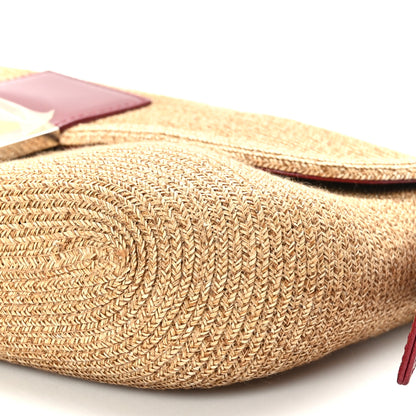 Fendi Raffia Baguette Red 8 of 8