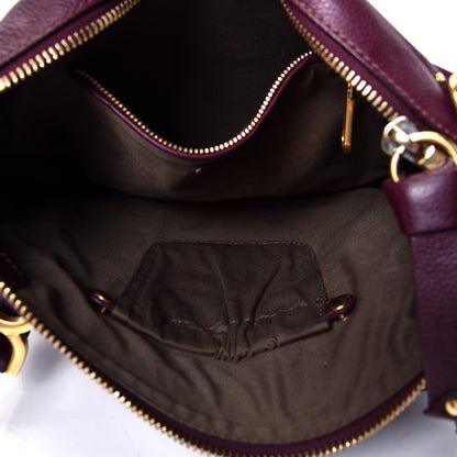 Chloe Calfskin Medium Marcie Satchel Wild Purple 4 of 4