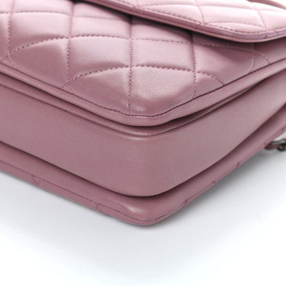 Chanel Lambskin Quilted Small Trendy CC Flap Dual Handle Bag Light Purple 8 of 10