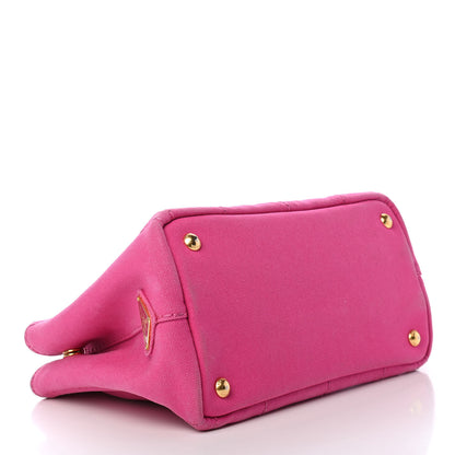 Prada Canapa Small Logo Tote Fuxia 4 of 16