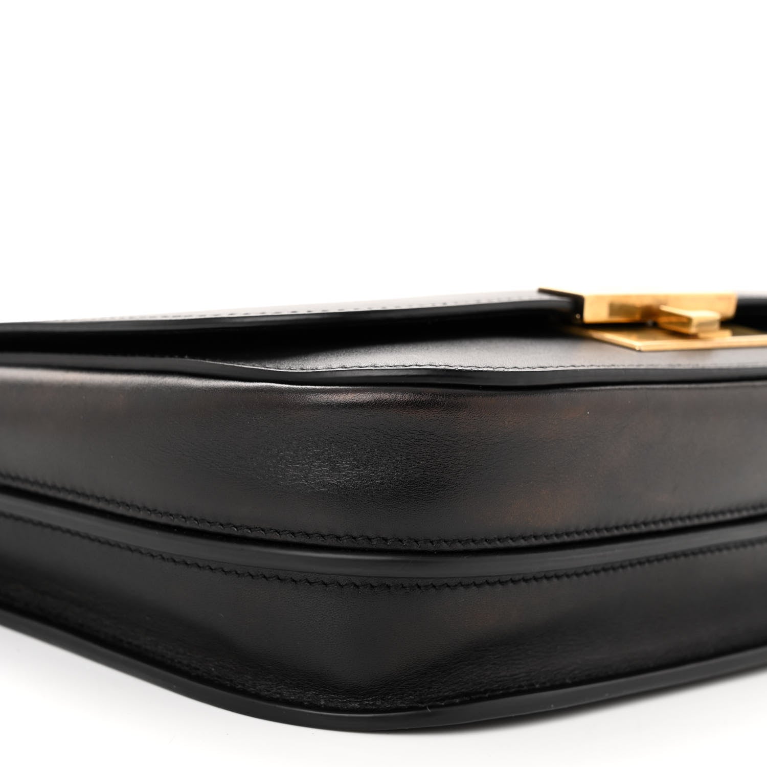 Saint Laurent Calfskin Betty Messenger Black 9 of 11