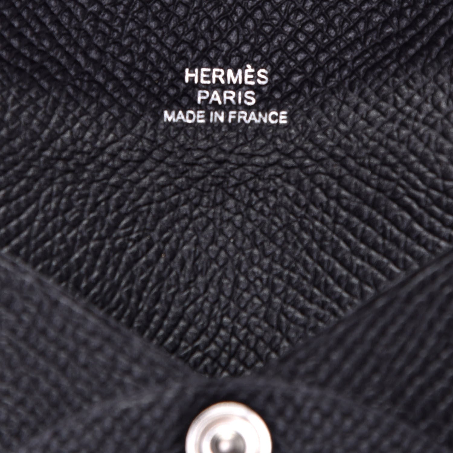 Hermes Epsom Bastia Coin Purse Black 6 of 8