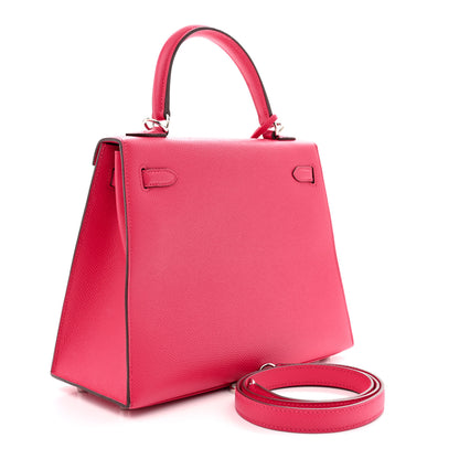 Hermes Epsom Kelly Sellier 25 Rose Extreme 3 of 12