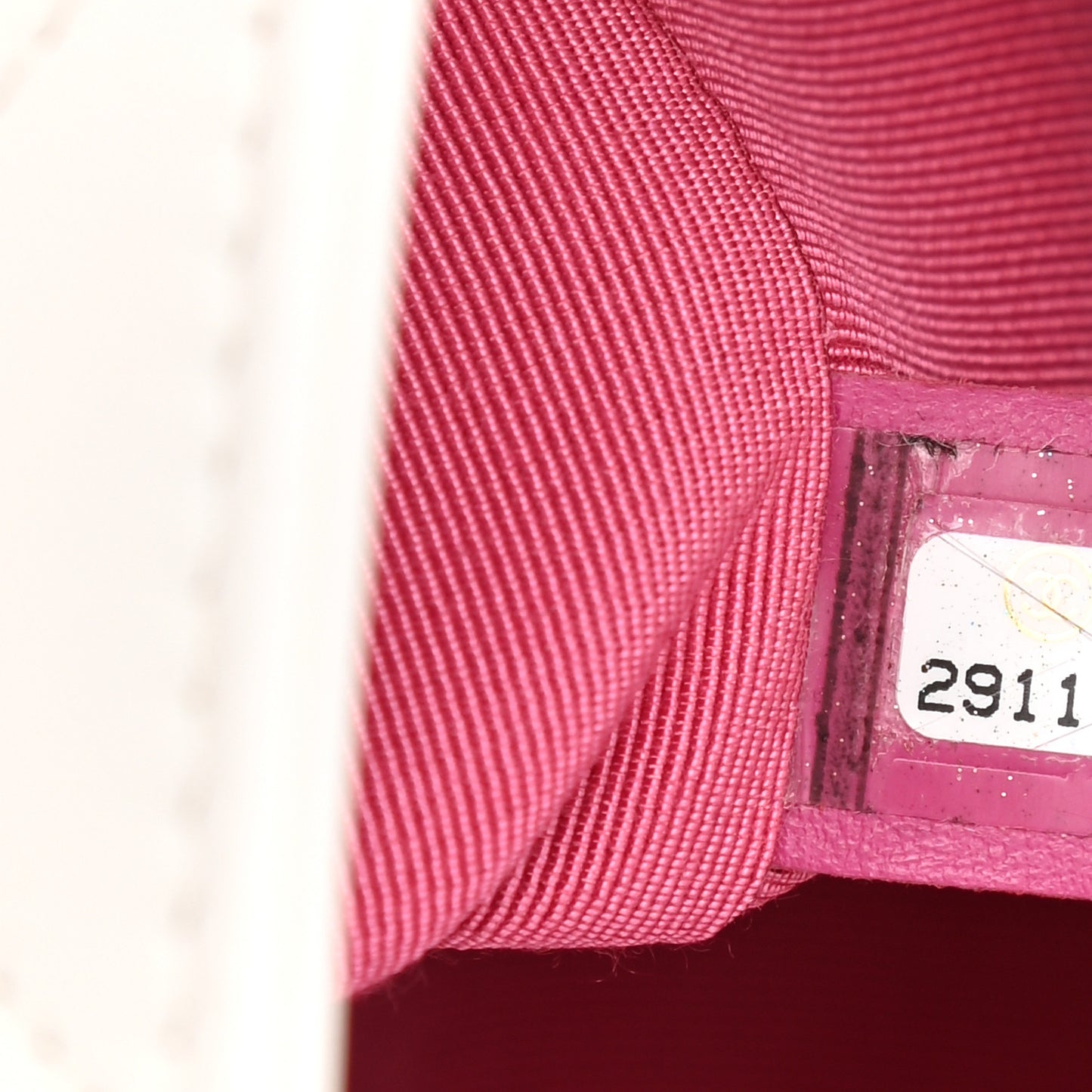 Lambskin Quilted Medium In The Loop Handle Flap Bag White