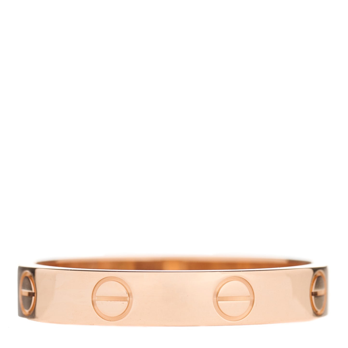 18K Pink Gold 3.5mm LOVE Wedding Band Ring 58 8.25