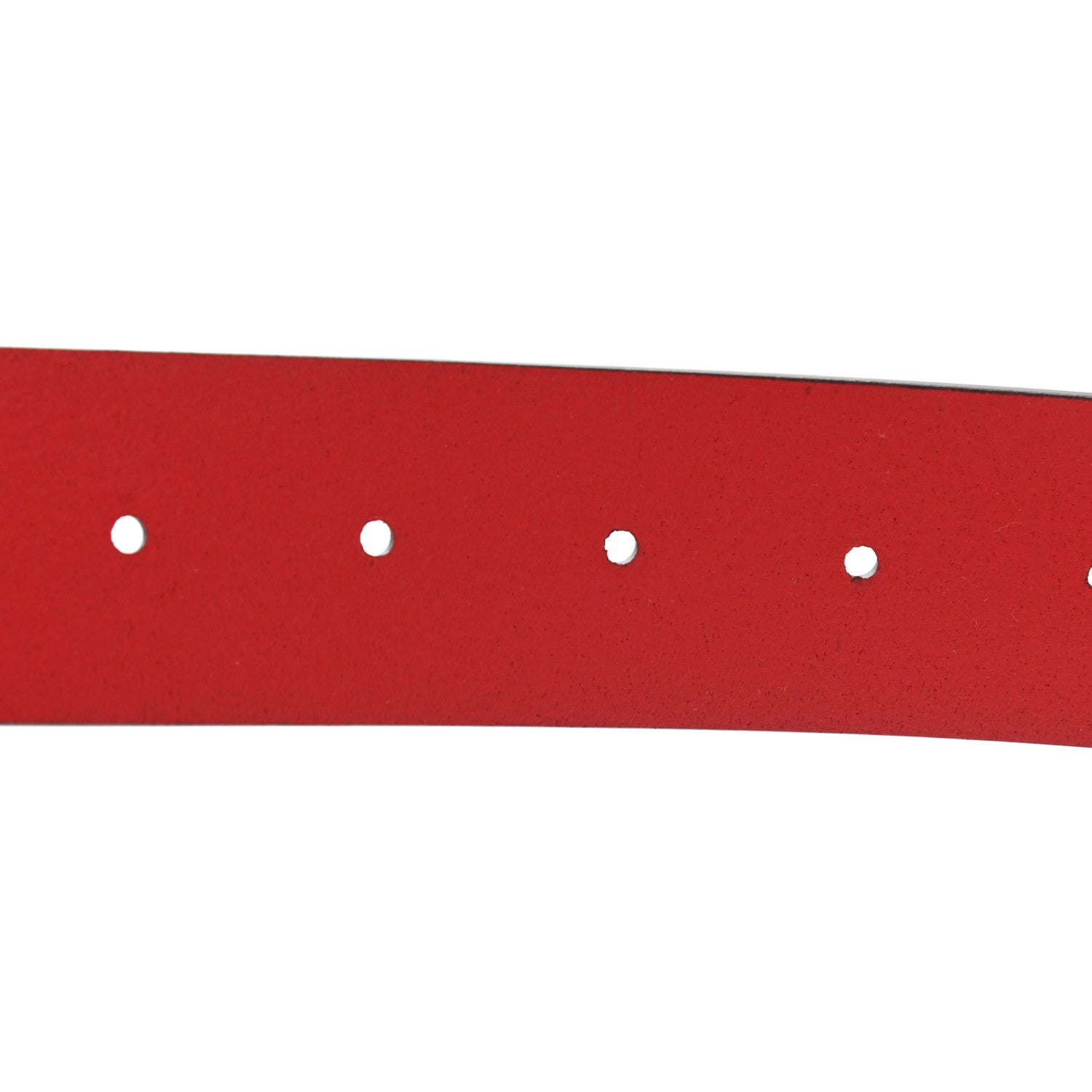 Gucci Selleria Calfskin Mens Interlocking G 37mm Belt 90 36 Rosso 3 of 6