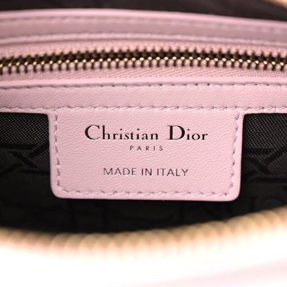 Christian Dior Lambskin Cannage Medium Lady Dior Light Pink 6 of 10