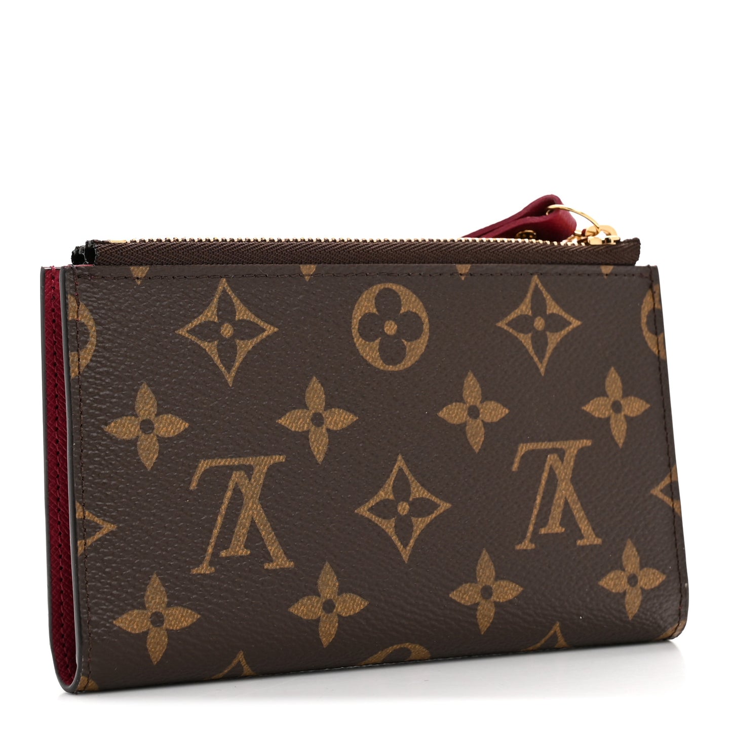 Monogram Adele Compact Wallet Fuchsia