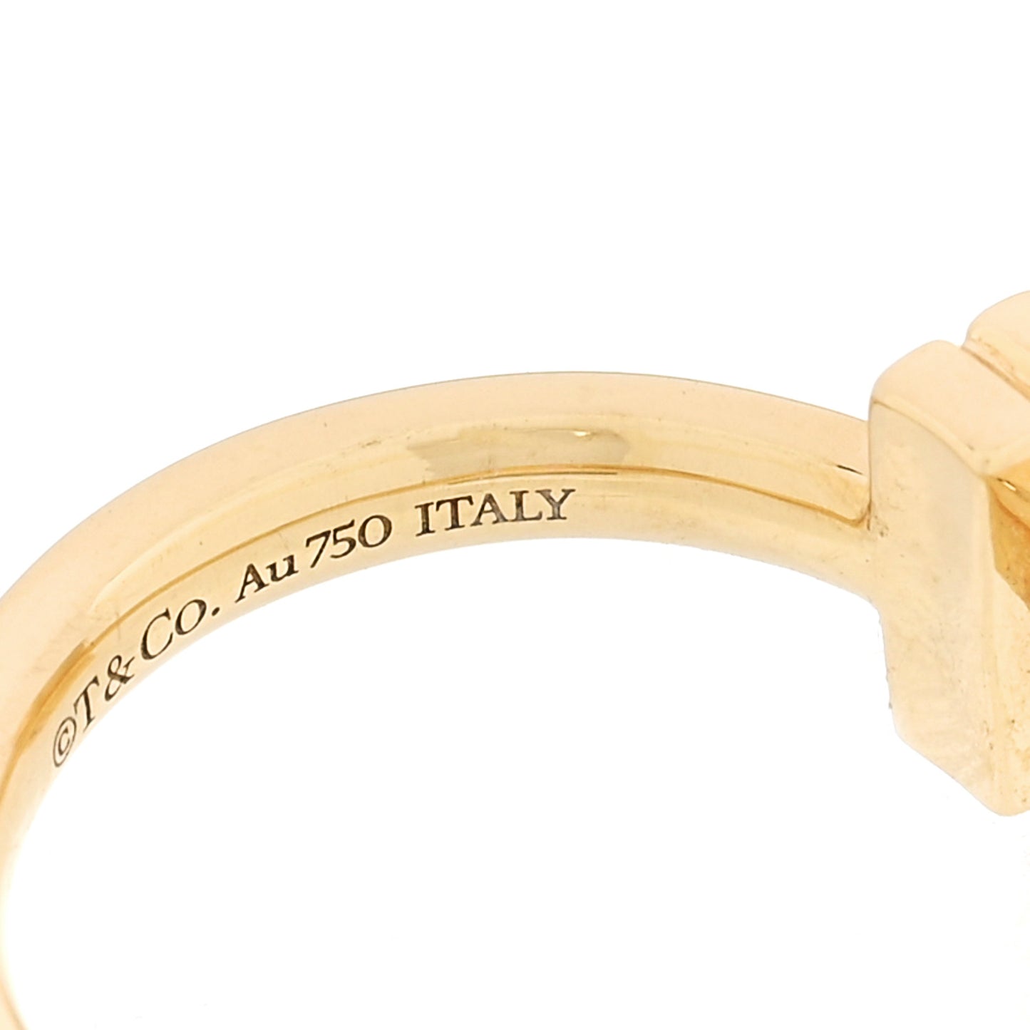 18K Yellow Gold Diamond 2.5mm T T1 Ring 49 5