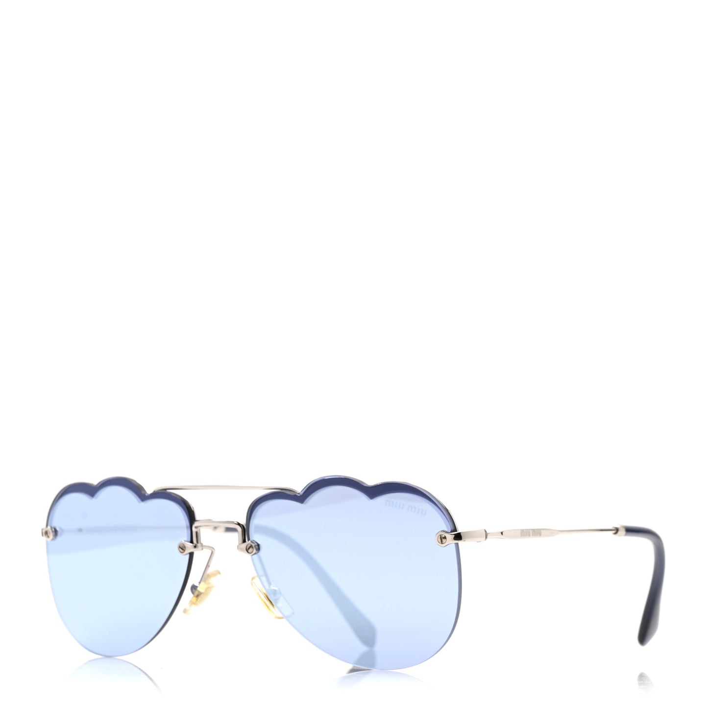 Metal Cloud Sunglasses SMU56U Blue