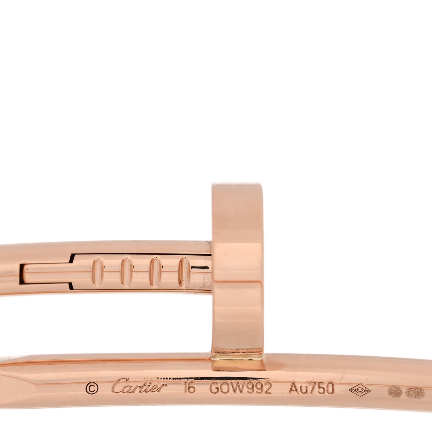 18K Pink Gold Juste Un Clou Bracelet 16