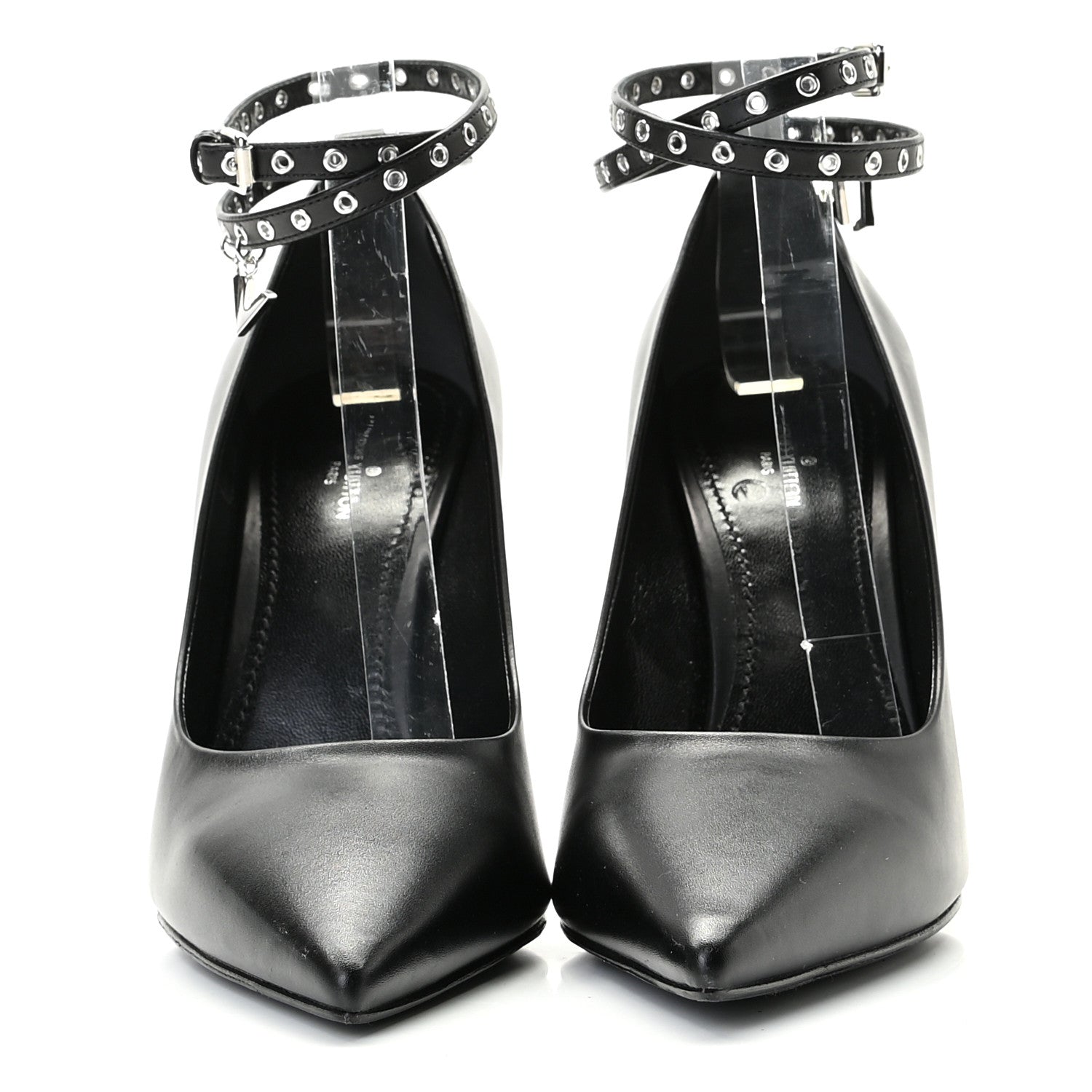 Louis Vuitton Calfskin Call Back Pumps 39.5 Black 2 of 11