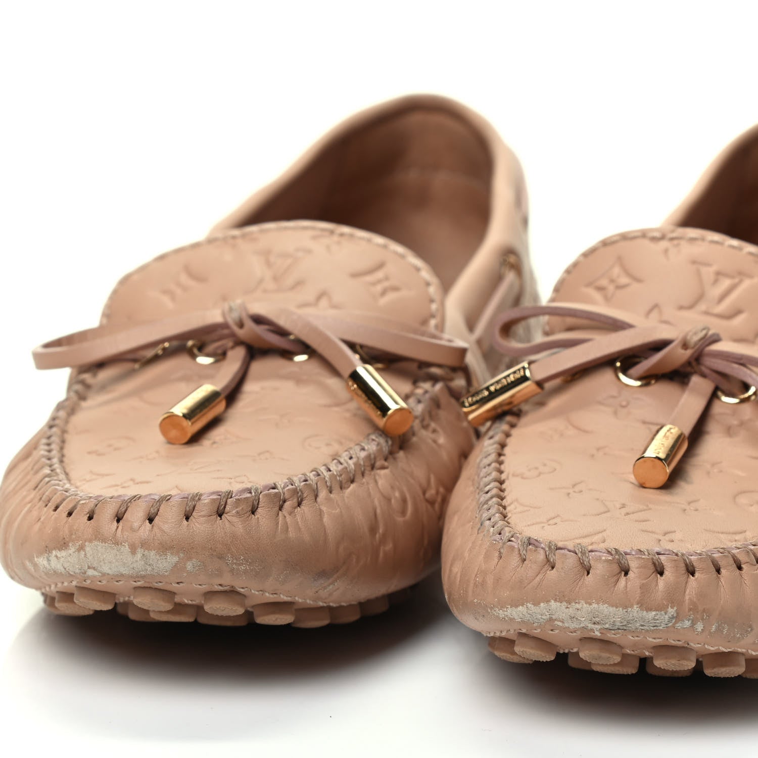 Louis Vuitton Empreinte Gloria Loafers 36.5 Beige 6 of 6