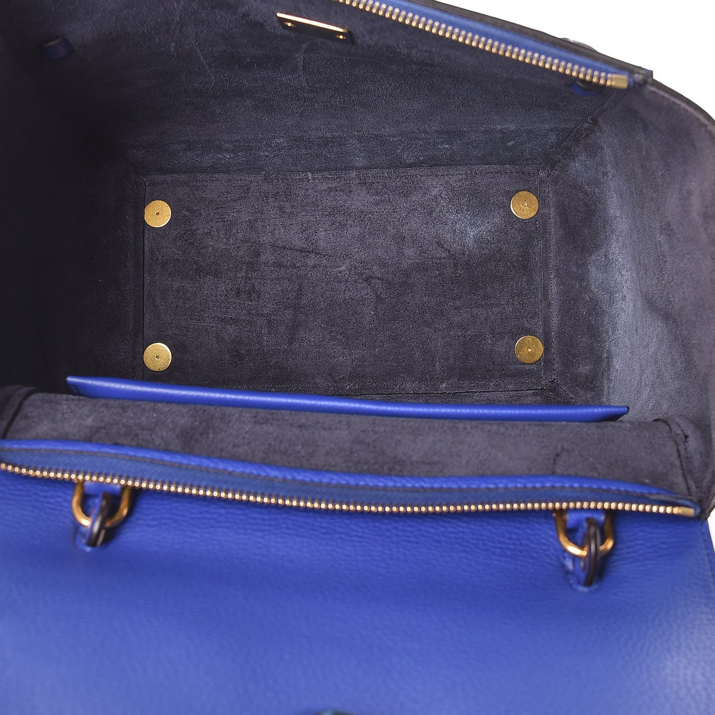 Grained Calfskin Mini Belt Bag Indigo